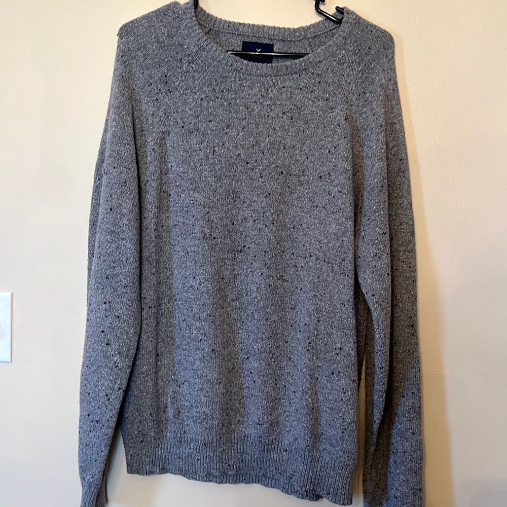 XL grey American Eagle Knit Sweater